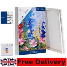 Large Stretched Canvas Set of
