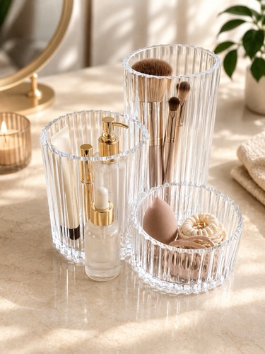 Clear acrylic cosmetic - clear,
