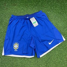 BNWT Brazil Player Issue Home Football Shorts 2008/10 Adults XL Nike Box E
