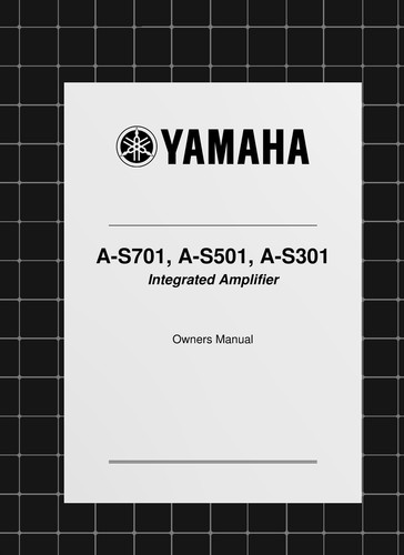 Yamaha s701 s501 - yamaha, a-s701,
