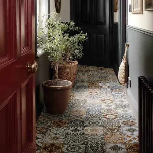 Multicolour patterned wall and - wall,