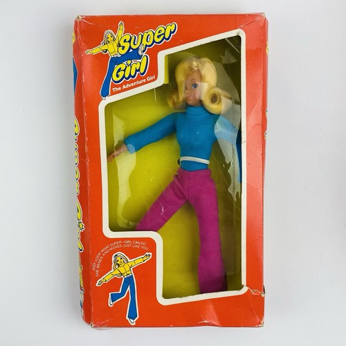 Vintage rood speel super girl - rood,