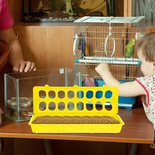  2 Pcs Bird Food Container