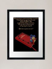 The talking worm Framed Art