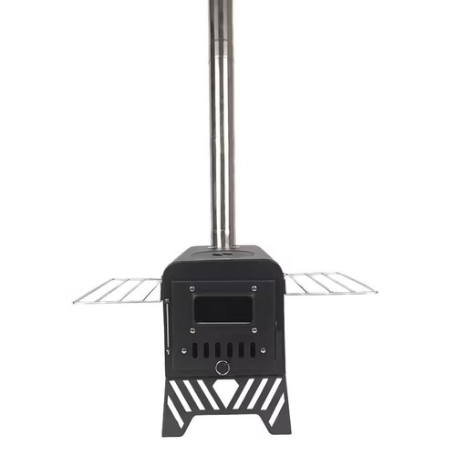 Portable tent wood - stove, with