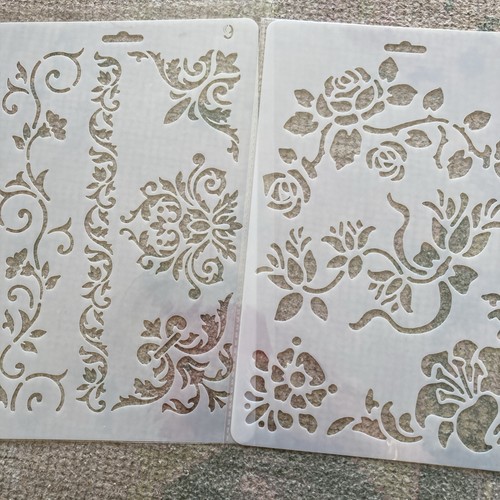 Layering stencil - a4,