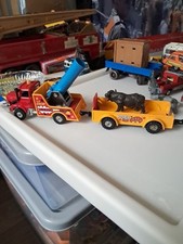 Vintage Chipperfields Human Cannon Truck With Trailer And African Buffalo.