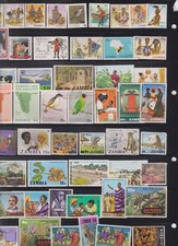 (Z-208) ZAMBIA ASSORTED STAMPS
