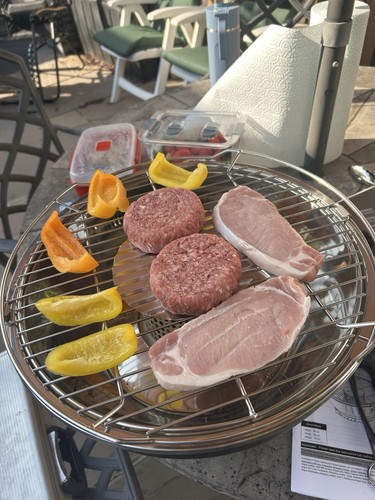 Portable charcoal bbq grill - charcoal,