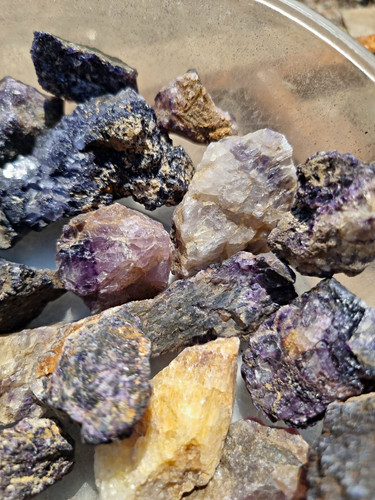 Blue john fluoride from - blue,