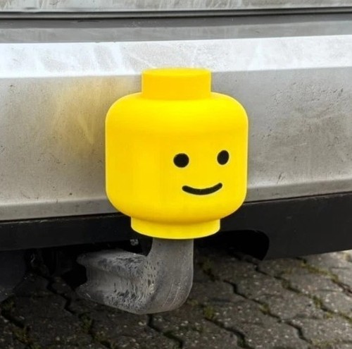 Printed lego head - 3d,
