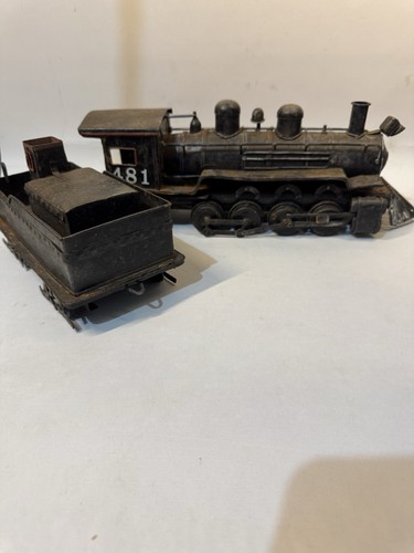 Vintage metal steam locomotive - vintage,