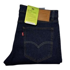 Men's Levi's 511 Jeans Slim Fit Stretch Dark Blue Denim - 04511 Style New