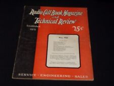 1932 MAY RADIO CALL BOOK &