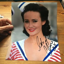 Claire Cooper * HAND SIGNED AUTOGRAPH * Hollyoaks original  photo 8x10 IP