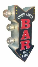 BAR Come Early Stay Late! LED