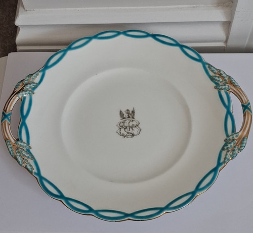 Antique armorial serving - antique,