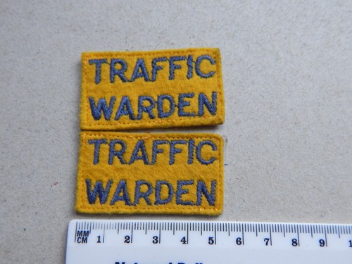 Obsolete traffic warden cloth - warden,