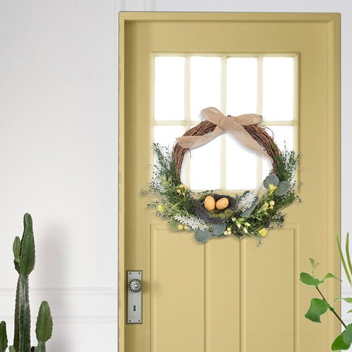 Easter wreath decorative - easter,