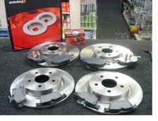 FOR  VOLVO V40 T2 R-DESIGN (MK3 (525)) FRONT AND REAR BRAKE DISC WITH PADS