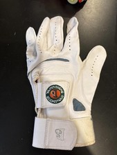 Dynamic Swing Glove White Golf Glove with Adjustable Wrist Strap