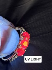 Burmese Red Spinel And White