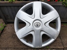 One Genuine Toyota Aygo 14" Wheel Trim Hub Cap x1