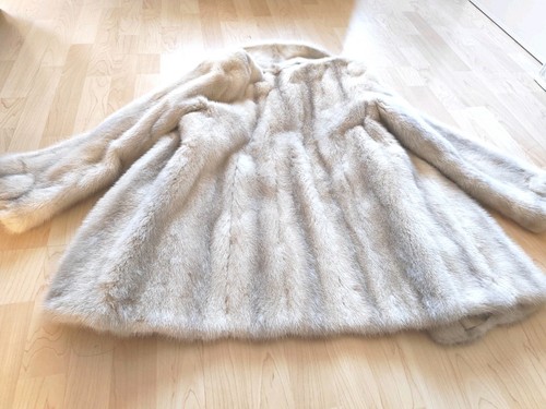 Real mink silver - silver,