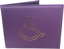 Disabled Blue Badge Holder & Timer Wallet Parking Permit Protector 