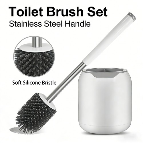 Soft bristle toilet brush - soft,