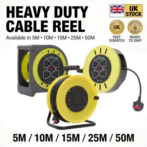 13a extension lead reel cable - extension,