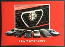 ALFA ROMEO RANGE Sales Brochure OCT 1982 #RB2 ALFASUD Sprint GIULIETTA Alfetta 6