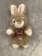 Birthdays Soft Toy 10" Brown bunny Rabbit Vintage Easter Gift