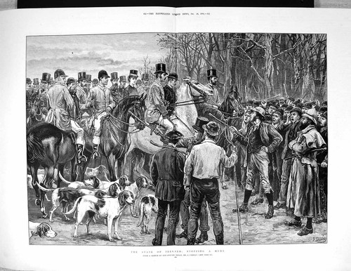 Old 1881 scene ireland - scene,