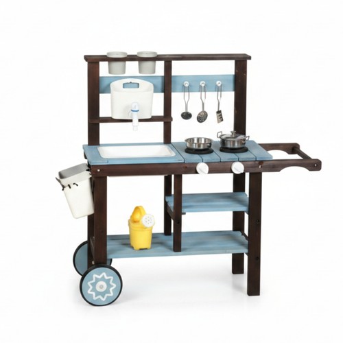 Outdoor wooden play kitchen - outdoor,