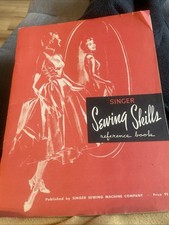 1955  Singer Sewing Machine Skills Manual Instruction Reference Book