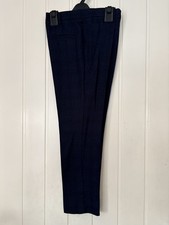 Baker By Ted Baker Navy Check Suit Trousers Age 10