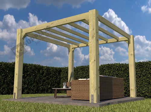 High quality timber pergola - quality,