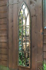 Metal Arched Mirror Rustic