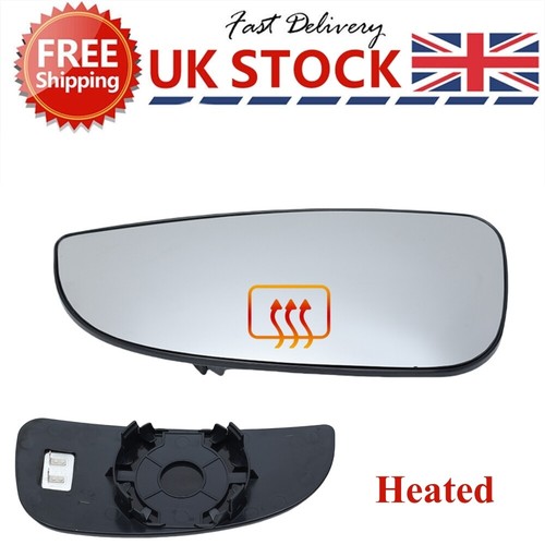 Left door wing mirror glass - left,