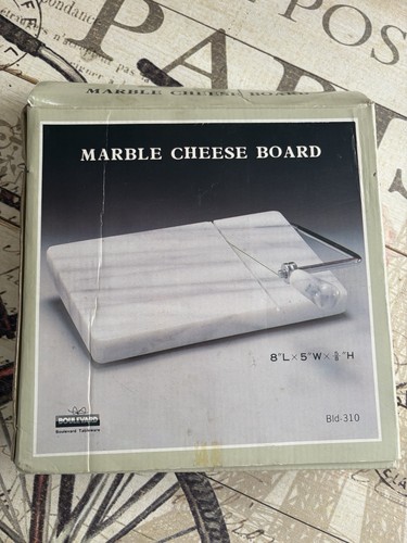 Stylish white marble cheese - white,