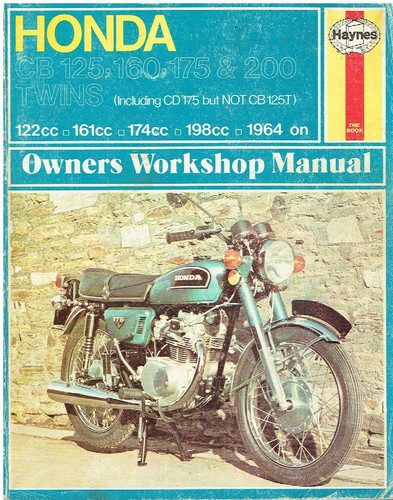 Honda cb125 cb160 cb175 cd175 - honda,