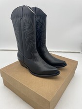 Wills Vegan Store Western Boots Black Womens in Uk 4 BRAND NEW