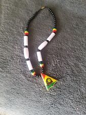 Rasta  Necklace Hand Crafted