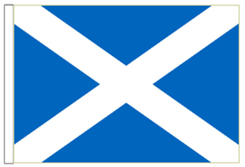 Scotland sleeved courtesy flag - sleeved,