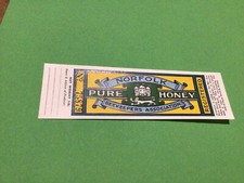 Norfolk Beekeepers Association Pure Honey Registered vintage label 58743