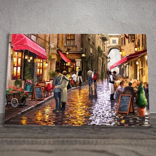 Cafe street ceramic tile - street,
