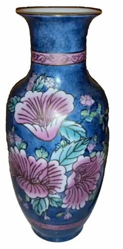 Ceramic chiness vase floral - ceramic,