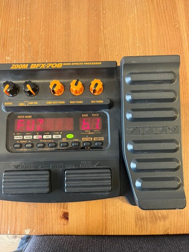 Zoom bfx 708 bass effects - zoom,