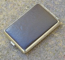 German WW2 Wehrmacht Officer soldier Pocket Cigarette Case D.R.P. War Relic